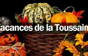 planning vacances de la toussaint