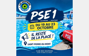 FORMATION PSE 1 – DU 19 AU 23 OCTOBRE